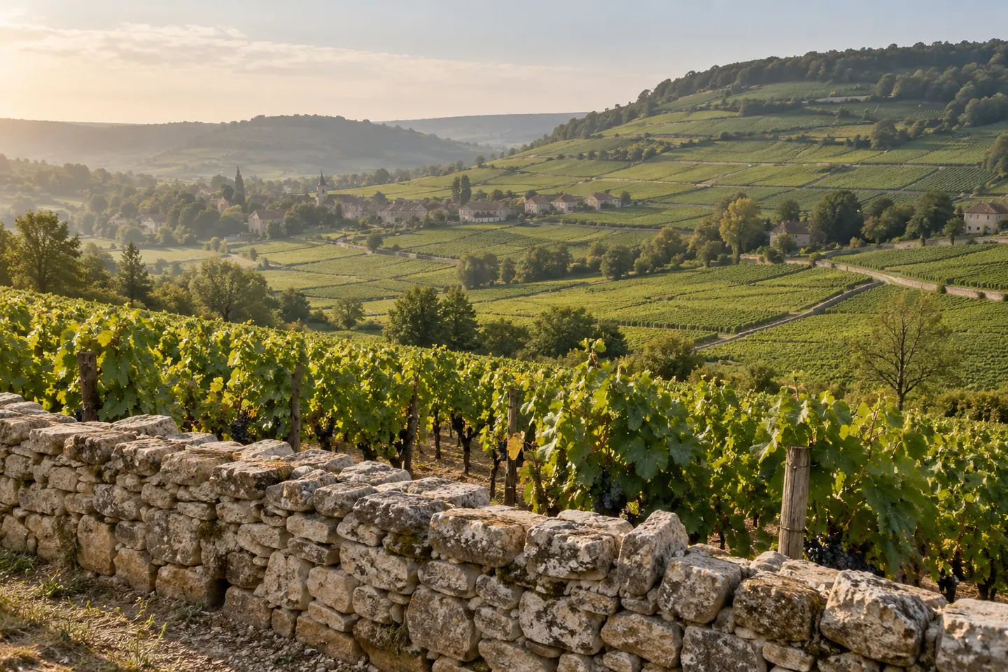 Illustration générée par IA — Bourgogne