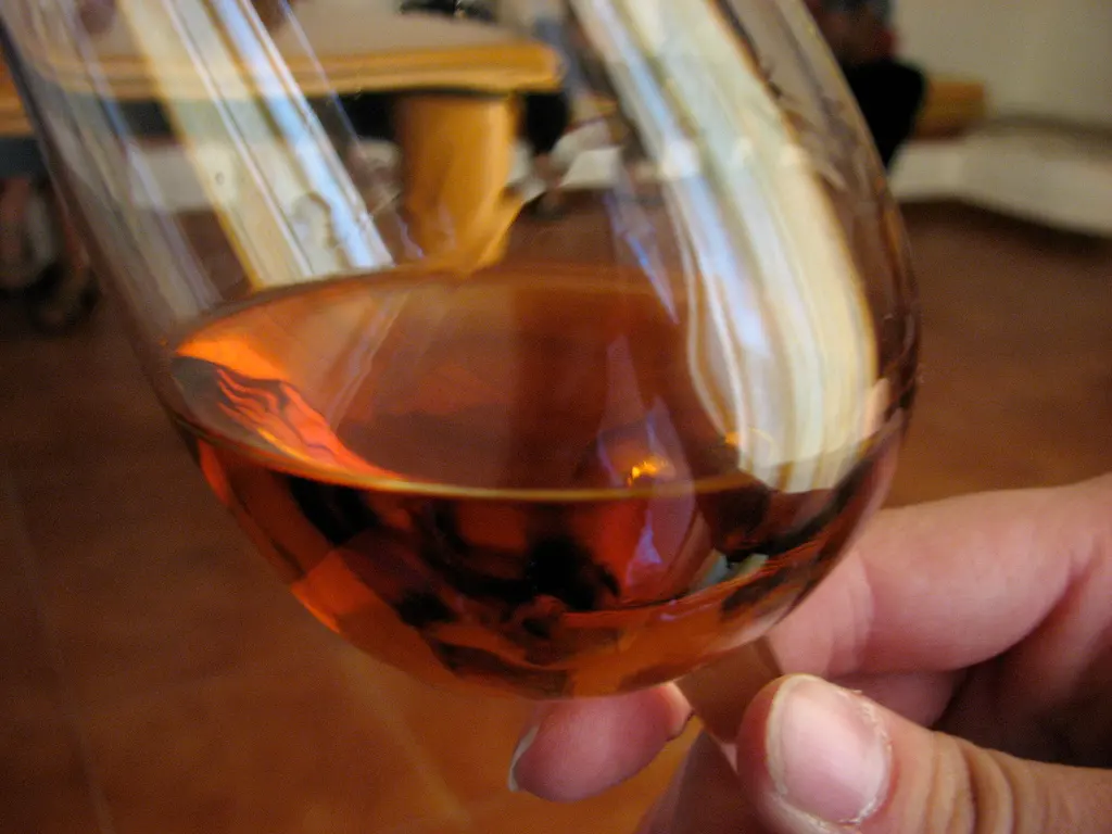 Glass of wine in Marsala